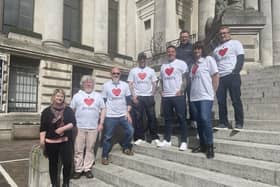 HMO landlords outside Portsmouth Guildhall. Picture: Josh Wright