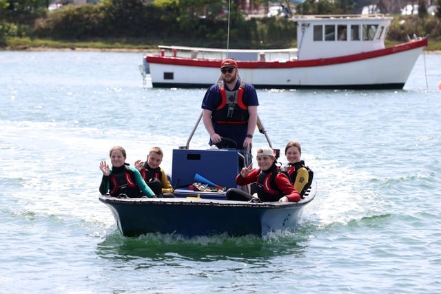 Some Gosport Sea Cadets out on the water at the event on Saturday, May 20 2023.

Picture: Sam Stephenson.