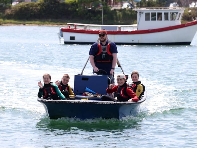 Some Gosport Sea Cadets out on the water at the event on Saturday, May 20 2023.
Picture: Sam Stephenson.