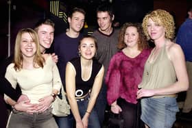 Revellers enjoying the scene at Route 66 Nightclub in Guildhall Walk, Portsmouth - (041590-0046)