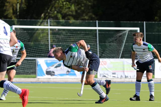 Jamie Rawlings fires home for Havant. Picture: Chris Moorhouse (jpns 031021-45)