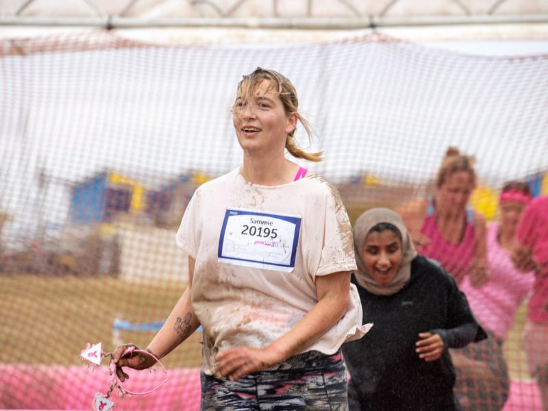 Race for Life Pretty Muddy took place on Saturday morning on Southsea Common as children and adults took on the obstacle course race.
Photos by Alex Shute