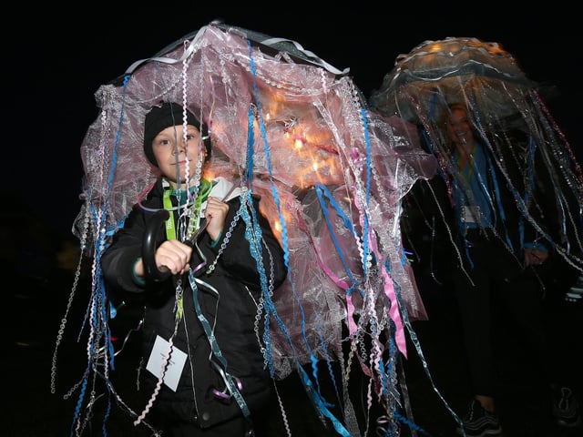 Starlit Walk in aid of Rowans Hospice, Portsmouth Historic Dockyard, HM Naval Base PortsmouthPicture: Chris Moorhouse (jpns 261023-28)
