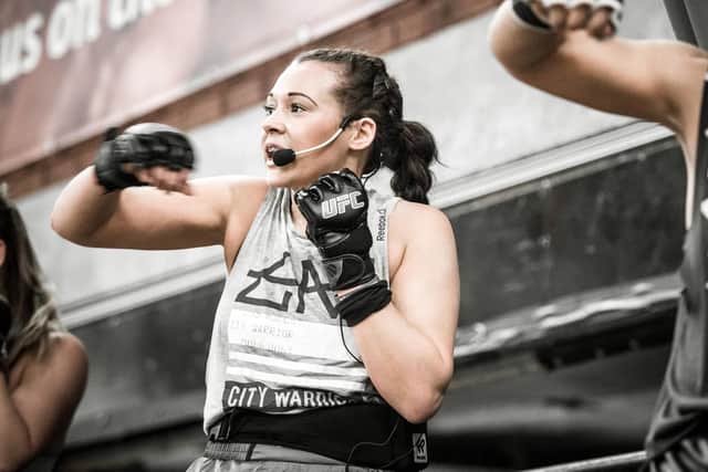Bianca Brathwaite at a previous Body Combat Marathon. Picture: Soul Perception photography
