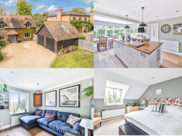 This property comes with four bedrooms, two bathrooms and three reception rooms and it is on the market with Hamptons - Winchester Sales.
