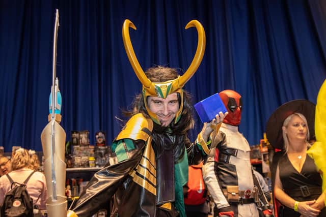 Sam Divine of Gosport came in an impressive Loki costume.
Photos by Alex Shute