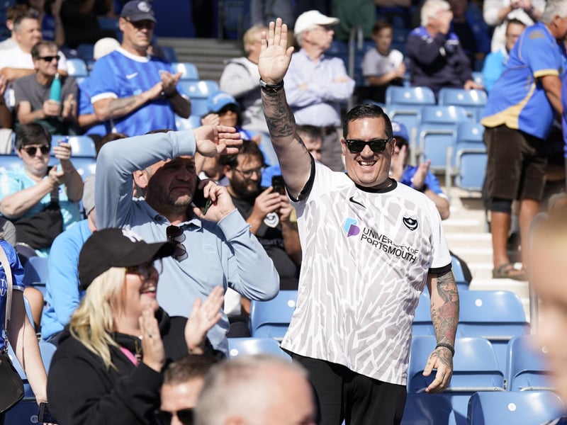 The sun was out - and so were the fans - for Pompey's 2-1 win against Lincoln