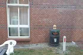 A Worthing council bin, which went on an amazing six month adventure before washing up on a German island 450 miles away. Picture: Frerk Richter/PA Wire