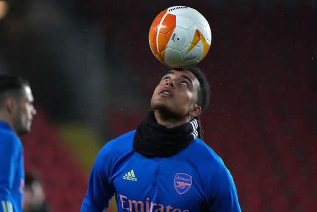 Danny Cowley has been trusted by Arsenal to look after the talented Miguel Azeez. Picture: Martin Sidorjak/Getty Images