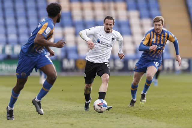 Ryan Williams' high-octane performance at Shrewsbury has put him in the frame for a striking stint. Picture: Daniel Chesterton/phcimages.com