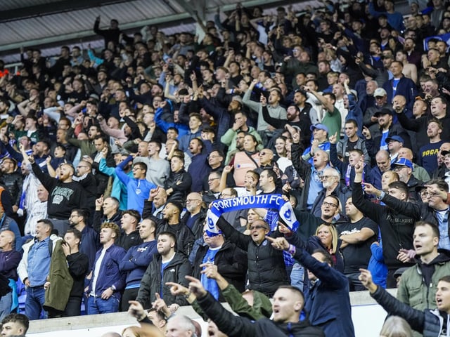 Pompey sold out their allocation of tickets for the trip to the Select Car Leasing Stadium