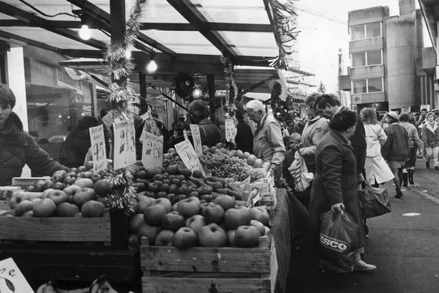Do you remember picking up your fruit and veg in Charlotte Street?