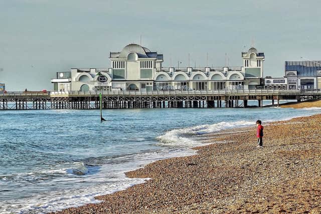 Southsea beach. Picture: Trev Harman