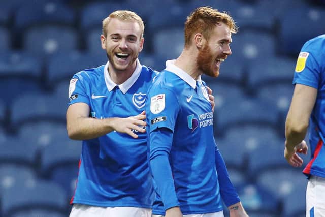 Jack Whatmough, left, and Tom Naylor are out of contract at the end of the season. Picture: Joe Pepler