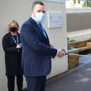 Emma Middleton, Senior Therapeutic Radiographer and Mark Cubbon Chief Executive at Portsmouth Hospitals University NHS Trust