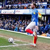 Ryan Tunnicliffe volunteered himself for corner duties against Accrington in the absence of the red-carded Marcus Harness - and claimed two assists. Picture: Nigel Keene/ProSportsImages