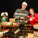 Pictured is: By the Beach with Lee & Lindsay Tindle selling artisan cheeses, sauces, etc.

Picture: Keith Woodland (031221-9)