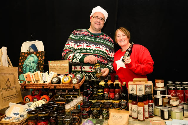 Pictured is: By the Beach with Lee & Lindsay Tindle selling artisan cheeses, sauces, etc.

Picture: Keith Woodland (031221-9)