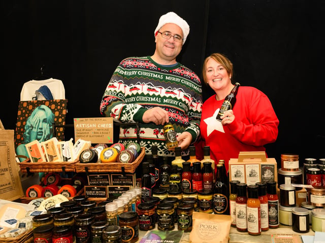 Pictured is: By the Beach with Lee & Lindsay Tindle selling artisan cheeses, sauces, etc.
Picture: Keith Woodland (031221-9)