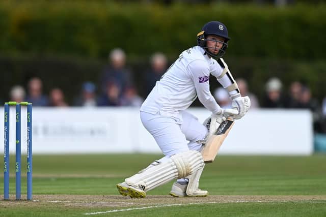 Felix Organ struck a century as Winchester-based St Cross claimed the Southern Premier  League title. Photo by Gareth Copley/Getty Images