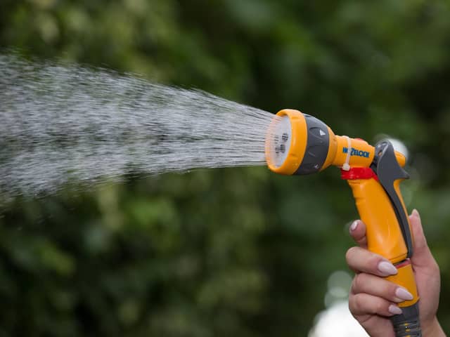 Parts of Hampshire were put under a hose pipe ban, but this has since been lifted. Picture: PA.