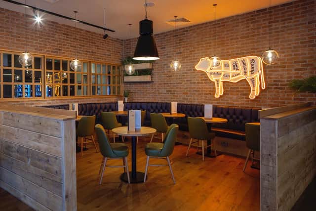 Inside one of Bar + Block's restaurants - with a new site set to open in Portsmouth next week. Picture: Bar + Block/ Whitbread