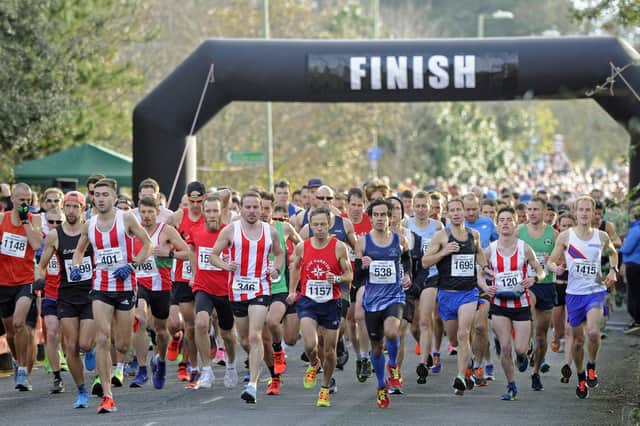 Runners set off in a previous Gosport Half Marathon. Picture: Ian Hargreaves  (171119-14)