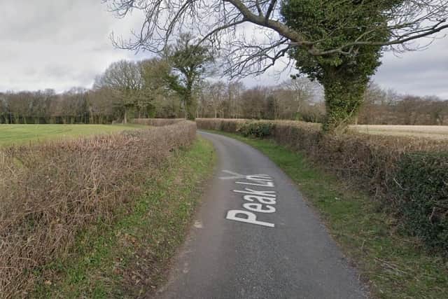 Peak Lane near UphamPicture: Google