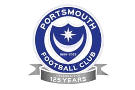 The specifically-commissioned logo to mark Pompey's 125th anniversary.