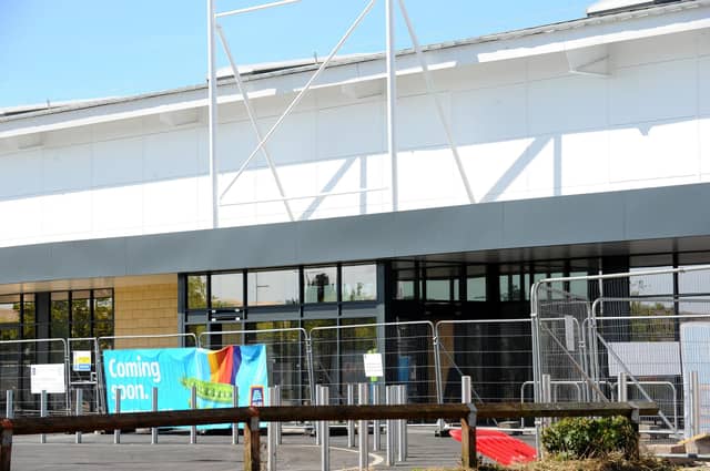 Aldi signage The Pompey Centre retail park in Portsmouth.
Picture: Sarah Standing