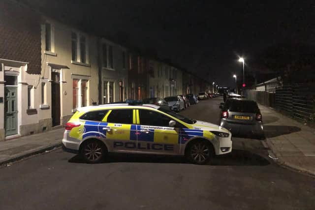Police closed part of Westover Road in Baffins at 11pm on Friday night over what is believed to be a concern for welfare call.