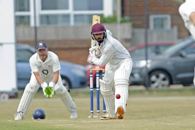 Namish Verma struck a pre-season century for Waterlooville, but in a losing cause. Picture Ian Hargreaves