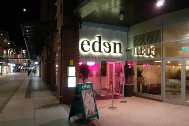 Eden restaurant will reopen on Saturday