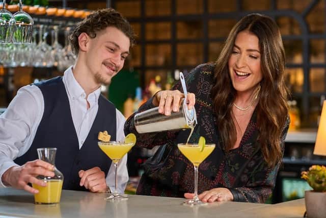 You could be 'mixing' with Lisa Snowdon in this gintastic competition