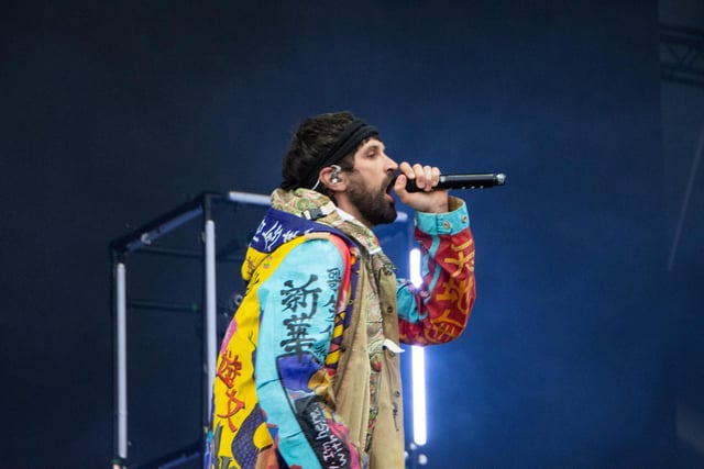 The Isle Of Wight Festival in Seaclose Park 2022. Pictured is: Kasabian. Picture: Emma Terracciano.