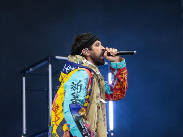 The Isle Of Wight Festival in Seaclose Park 2022. Pictured is: Kasabian. Picture: Emma Terracciano.