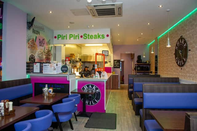 Interior of Shake and Grill, Southsea. Picture: Habibur Rahman