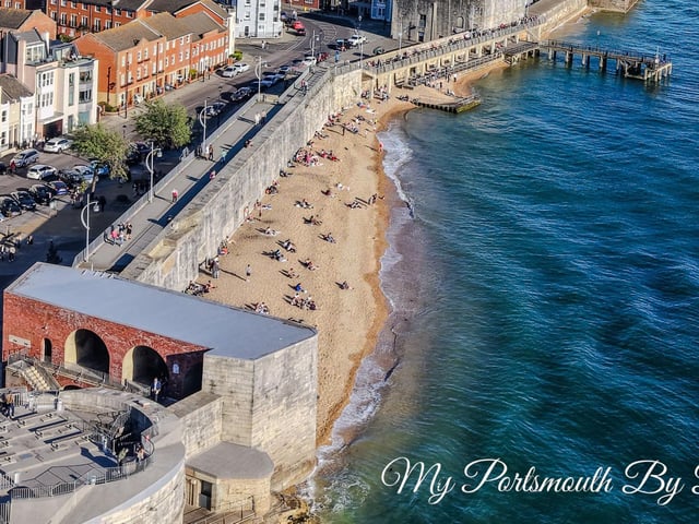 The Hot walls in old Portsmouth