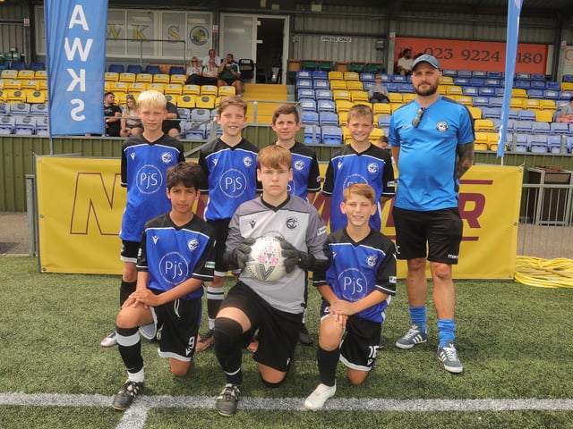 Fleur De Lys Blue U12s at the Havant and Waterlooville Summer Tournament. Picture: Dave Haines