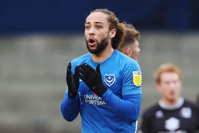 Pompey forward Marcus Harness has scored 11 goals this season.   Picture: Joe Pepler