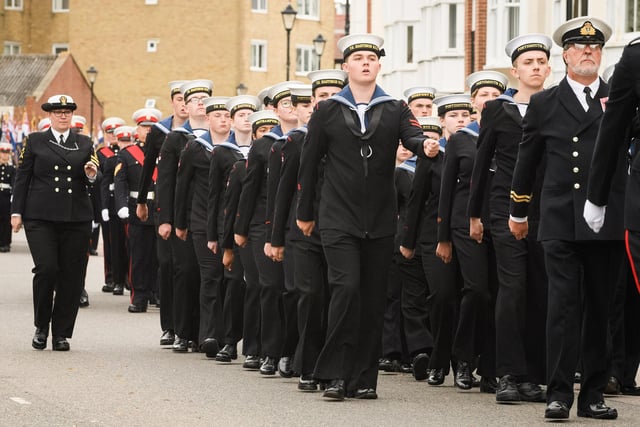 Pictured is: Sea Cadets. Picture: Keith Woodland (190621-87).