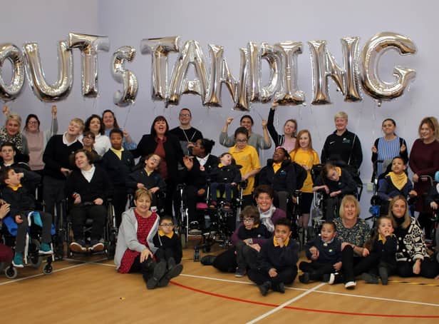 The Mary Rose Academy community celebrates the Ofsted 'outstanding' rating.