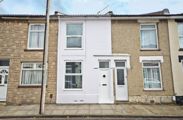 The front of the property in Esslemont Road, Southsea