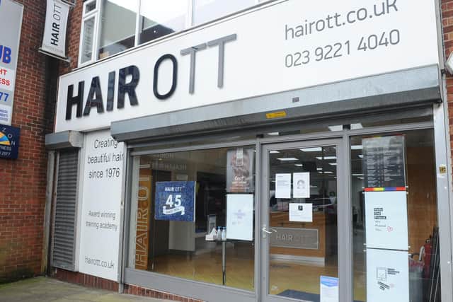 Hair Ott in Cosham High Street.
Picture: Sarah Standing (250321-5429)