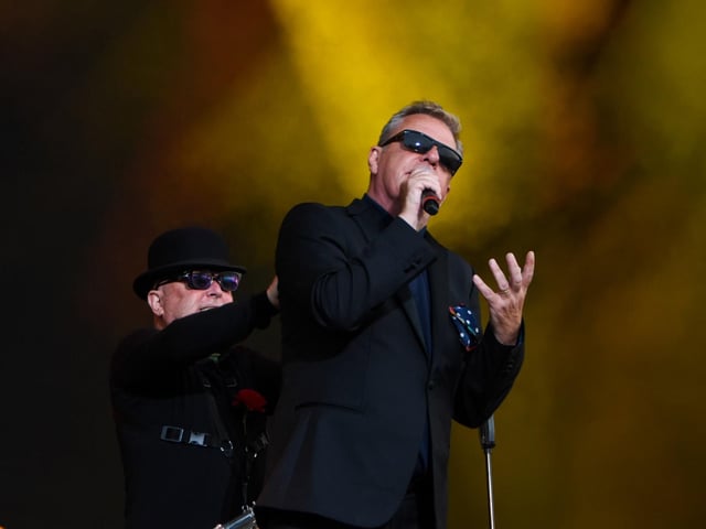 The Isle Of Wight Festival in Seaclose Park 2022. Pictured is: Madness. Picture: Emma Terracciano