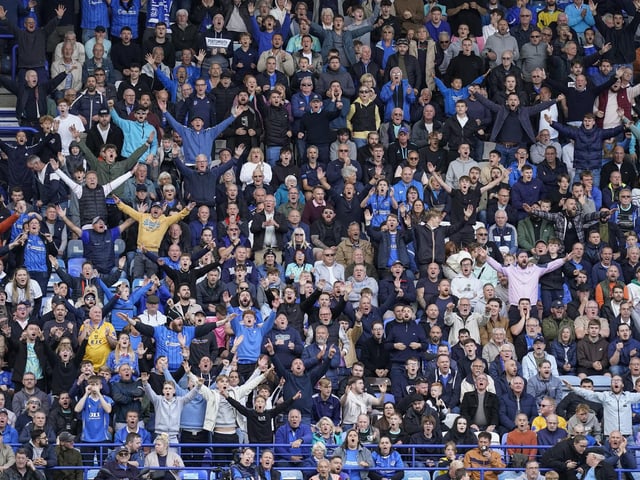 The Pompey fans certainly delivered after John Mousinho asked fans to make Frattonn Park as intimidating as possible for the visit of the Blades.