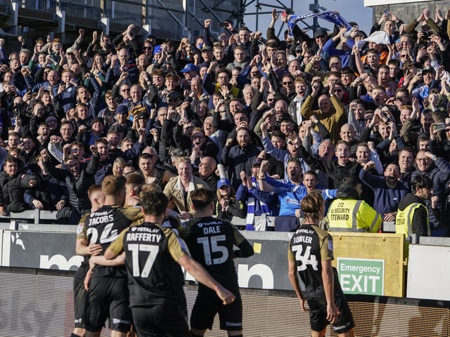Remaining games: Port Vale (H), Forest Green (H), MK Dons (A), Morecambe (H), Shrewsbury (A), Oxford (A), Accrington (H), Derby (A), Wycombe (H).