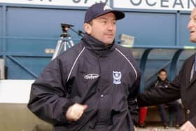 Tony Pulis served as Pompey boss in 2000.   Picture: Chris Lobina /Allsport