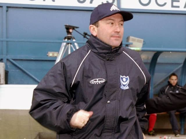 Tony Pulis served as Pompey boss in 2000.   Picture: Chris Lobina /Allsport