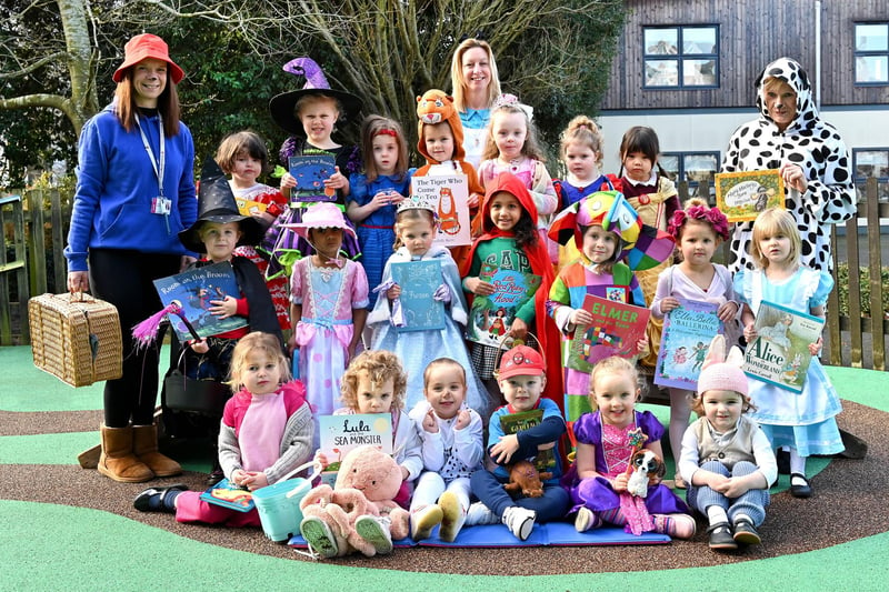 Portsmouth High School, GDST, has celebrated World Book Day. Pictured: The Pre-School
